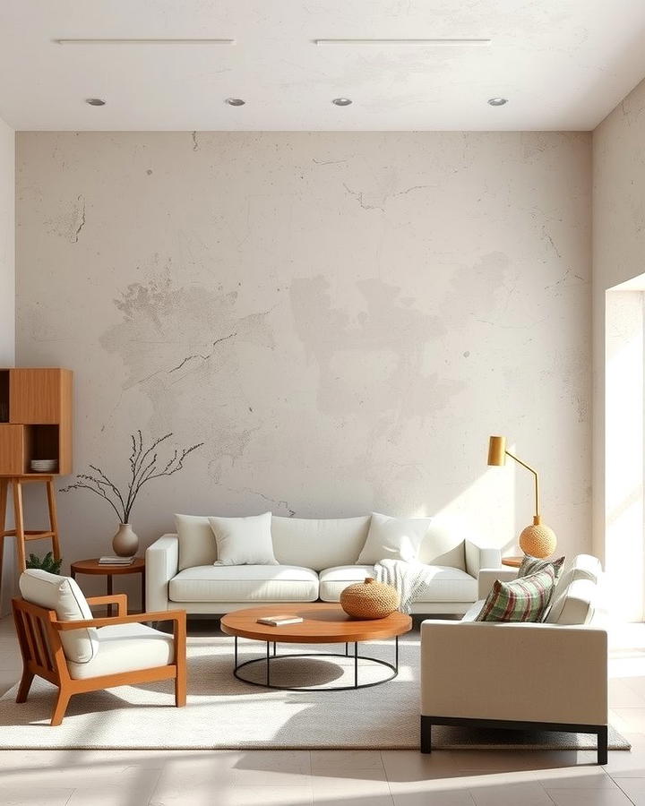 Imperfect Wall Finishes - 30 Wabi Sabi Interior Design Ideas