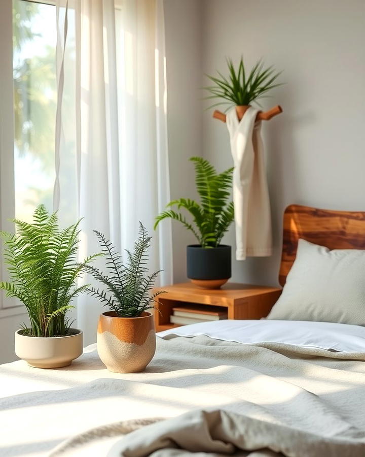 Incorporate Indoor Plants and Greenery - 30 Wabi Sabi Interior Design Ideas