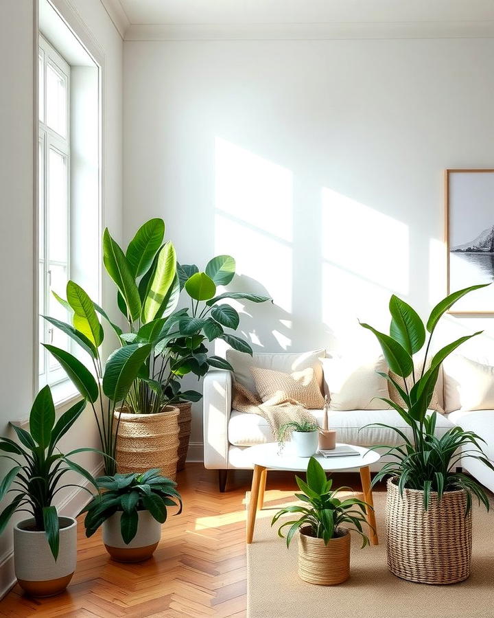 Indoor Greenery - 25 Scandinavian Interior Design Ideas