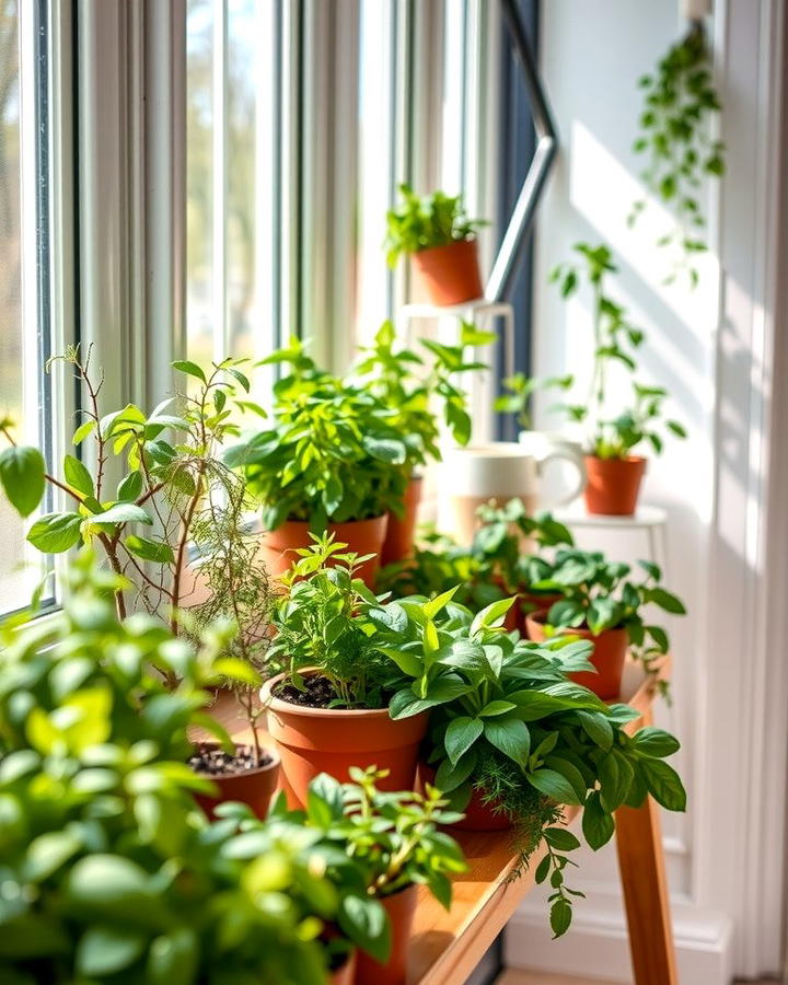 Indoor Herb Garden - 25 Morning Room Ideas