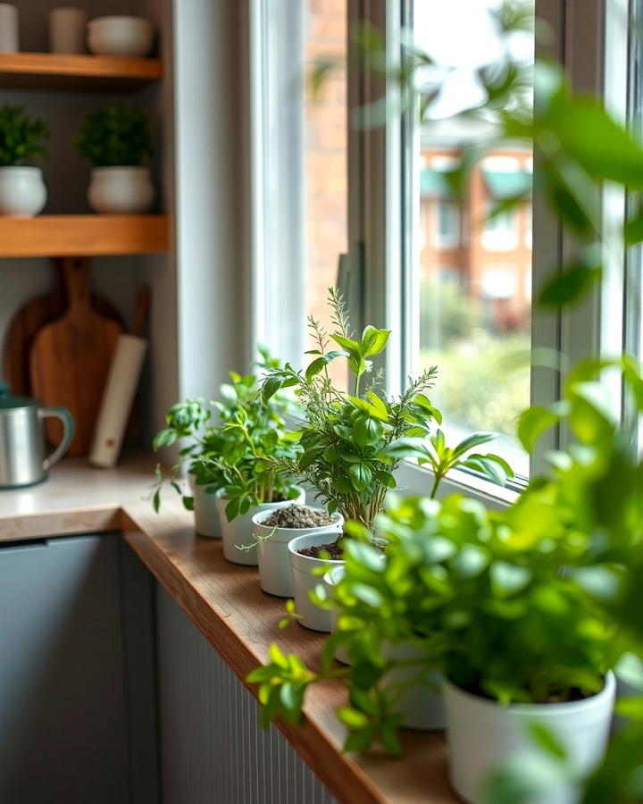 Indoor Herb Gardens - 25 Organic Kitchen Design Ideas