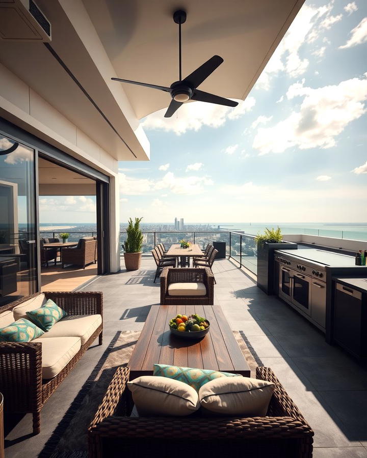 Indoor Outdoor Entertainment Areas - 25 Penthouse Design Ideas