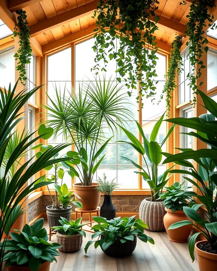 Indoor Plants for a Lush Vibe - 25 Rustic Sunroom Ideas