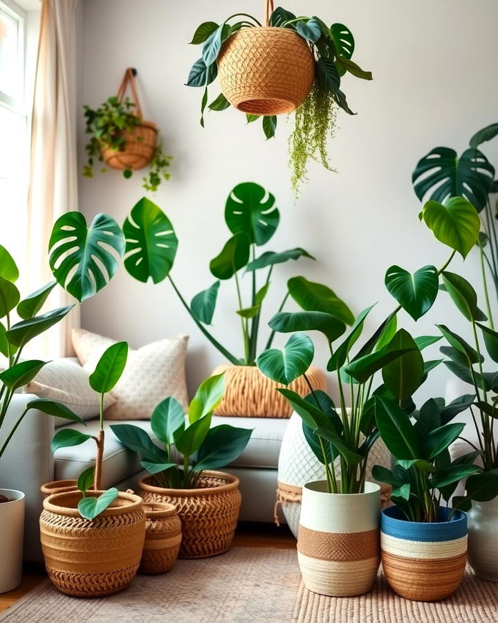 Indoor Plants for a Lush Vibe - 25 Moody Boho Living Room Ideas