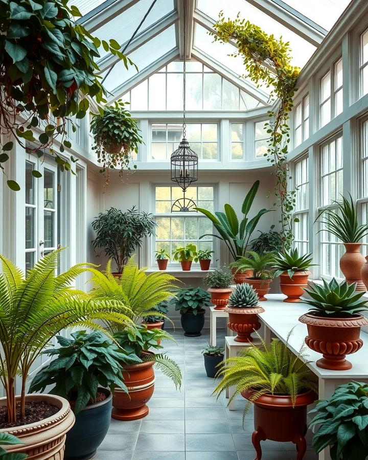 Indoor Plants for a Natural Victorian Look - 25 Victorian Sunroom Ideas