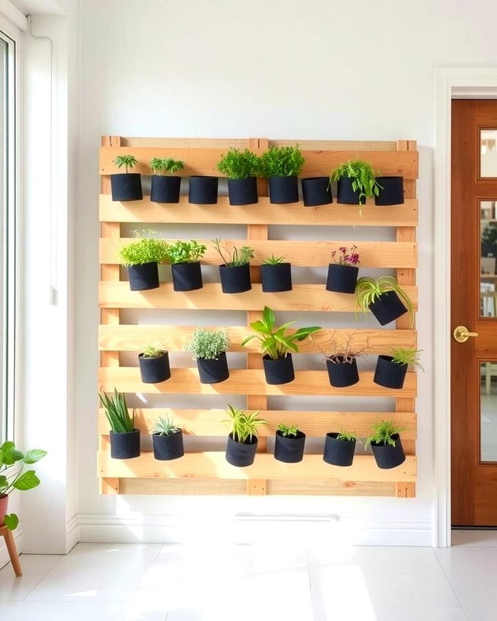 Indoor Vertical Pallet Garden - 25 Vertical Pallet Garden Ideas