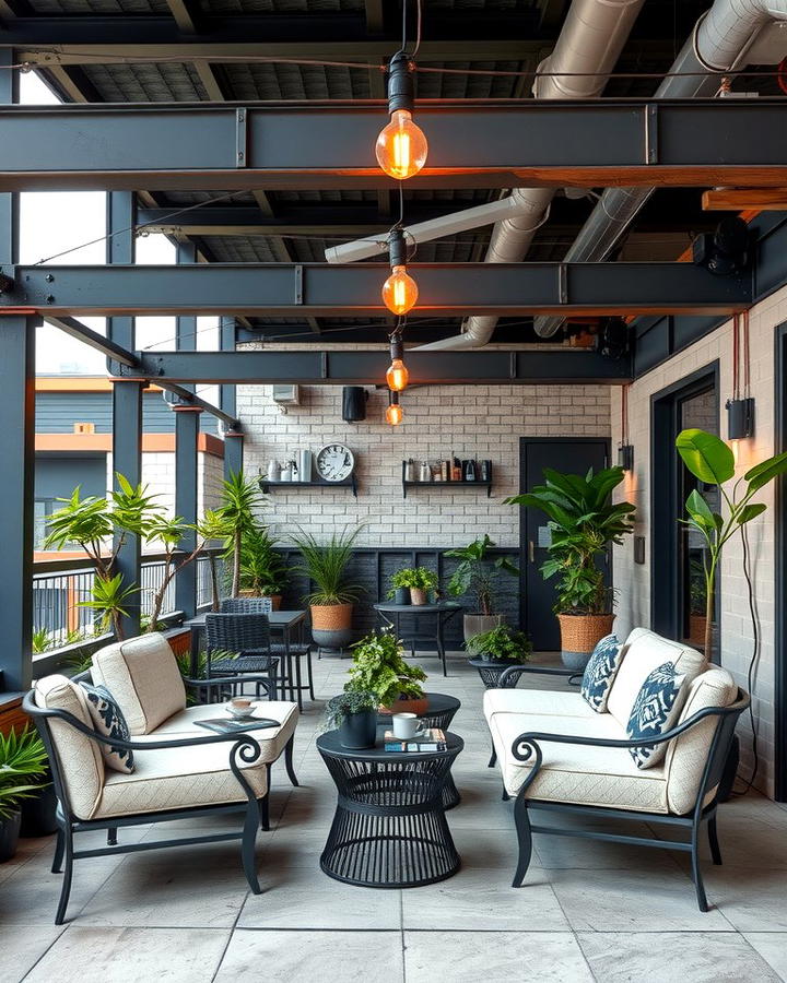 Industrial Chic Appeal - 25 Terrace Design Ideas