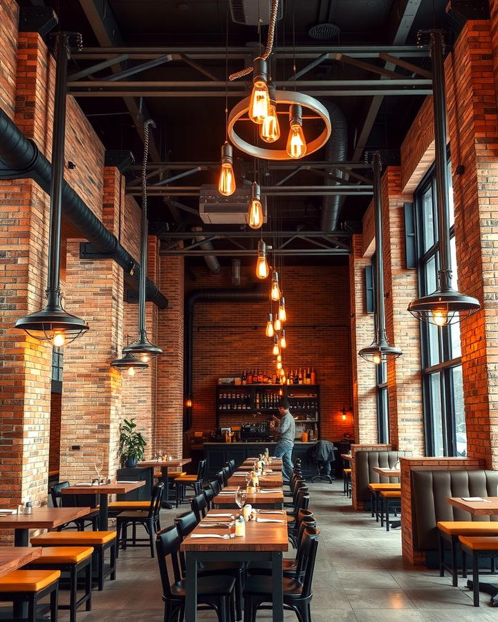 Industrial Chic - 25 Restaurant Interior Design Ideas