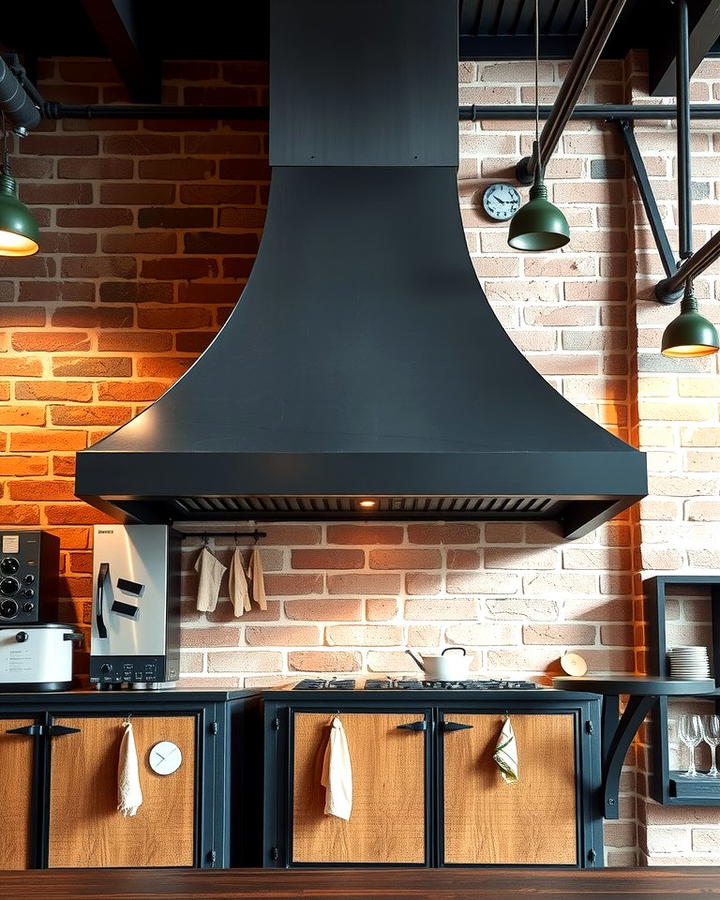 Industrial Inspired Range Hoods - 25 Range Hood Ideas