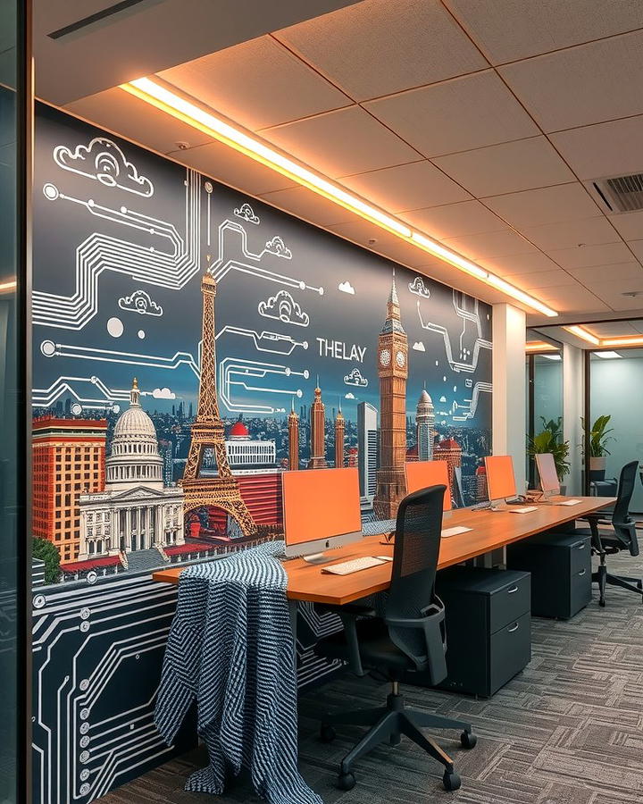 Industry Specific Designs - 25 Office Wall Murals