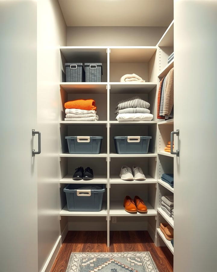 Install Adjustable Shelving - 25 Small Closet Storage Ideas