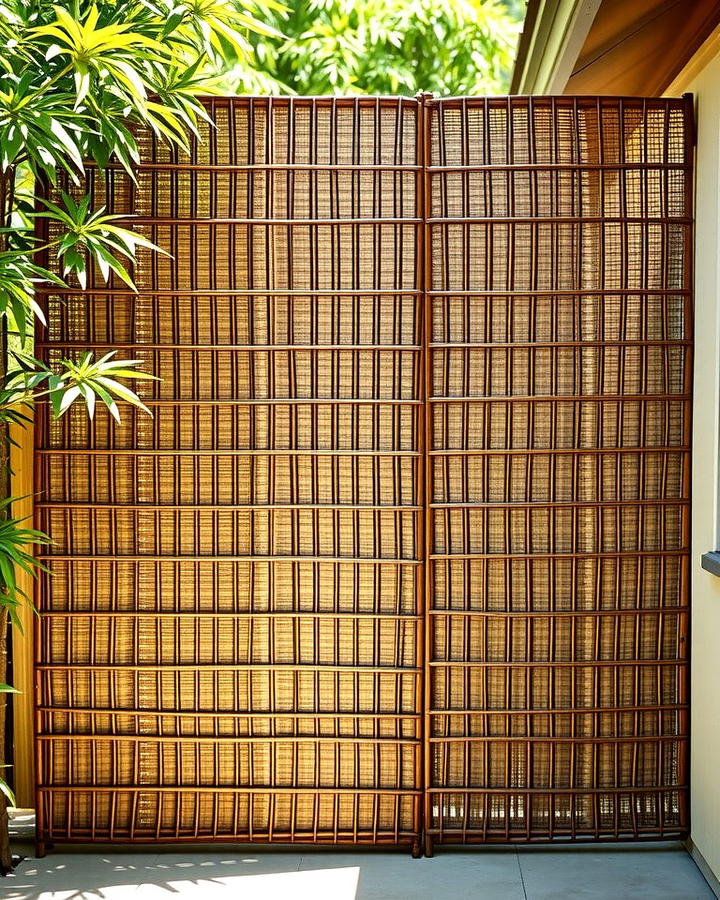 Install Bamboo Screens - 30 Ideas Cheap Ways to Block Neighbors View