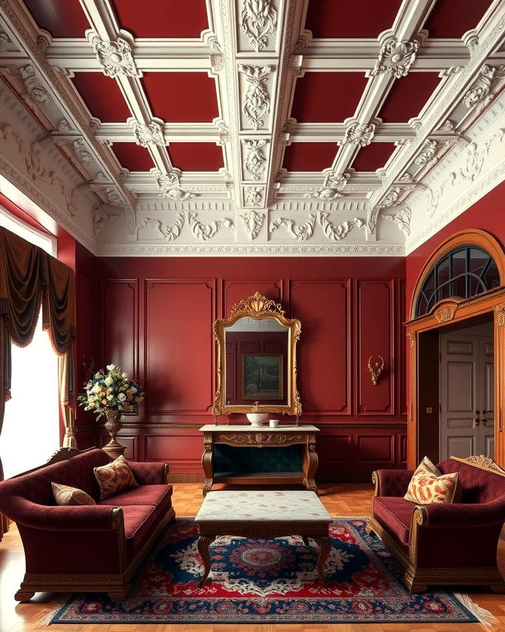 Intricate Cornices and Paneling - 25 Victorian Living Room Ideas