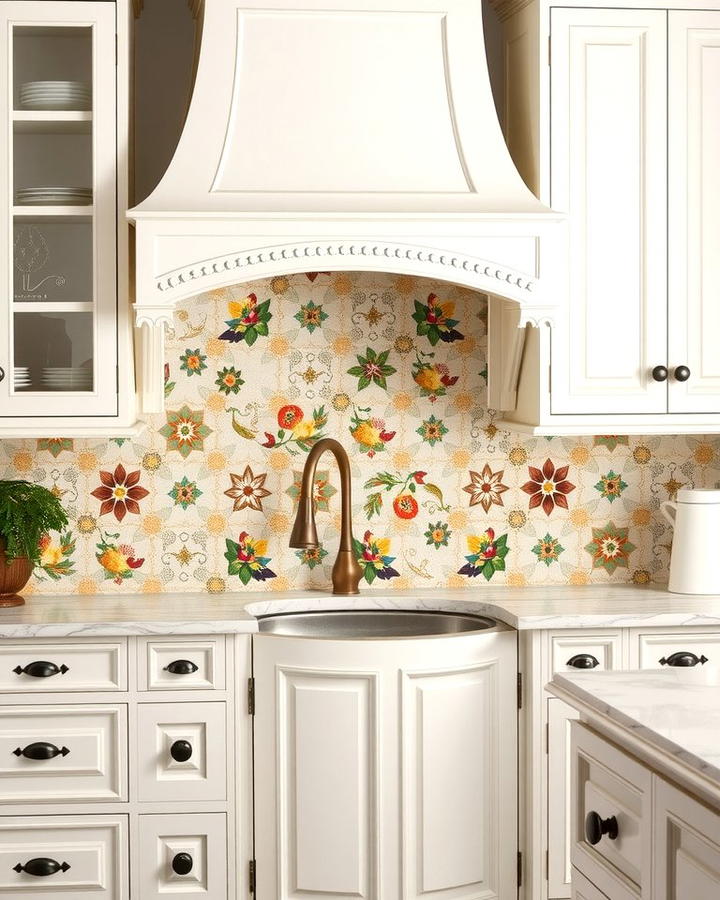 Intricate Tile Backsplashes - 25 Traditional Kitchen Ideas