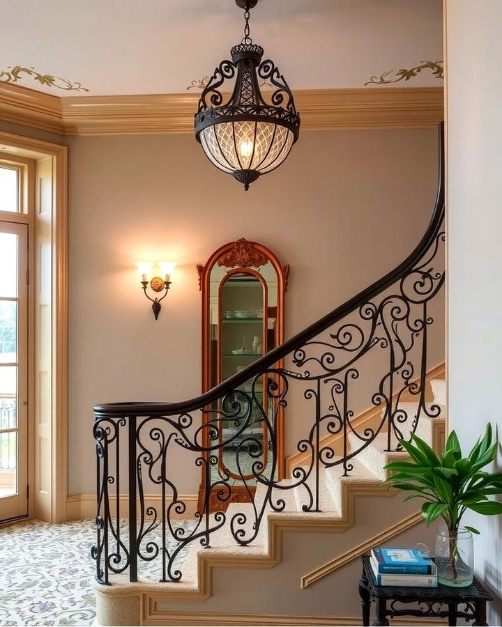 Intricate Wrought Iron Details - 30 Art Nouveau Interior Design Ideas