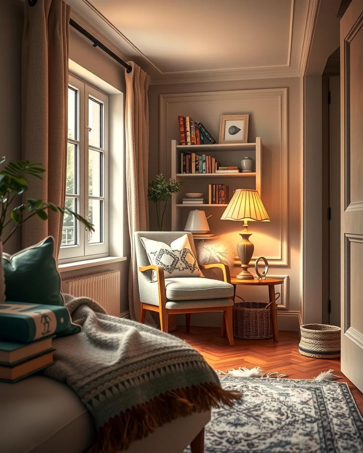 Introduce a Cozy Reading Nook - 25 Simple Living Room Ideas