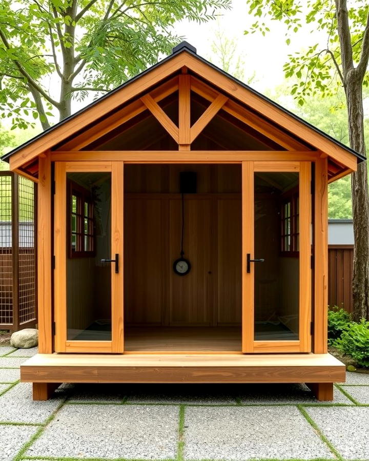 Japanese Inspired Zen Shed - 25 wood shed ideas