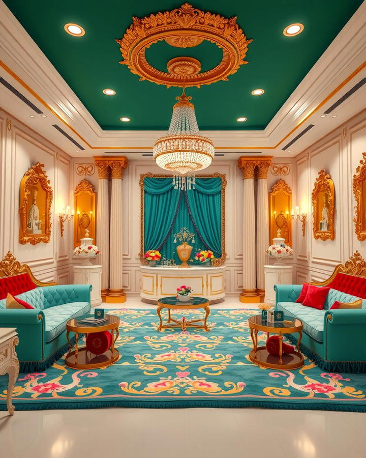 Jewel Tone Accents for a Luxurious Touch - 25 Princess Room Ideas