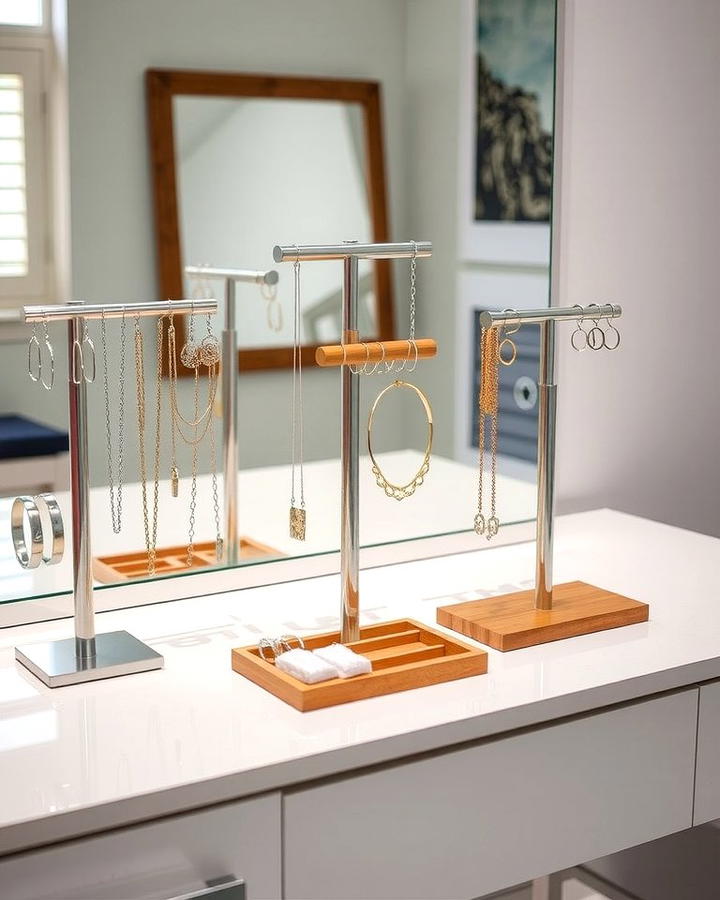 Jewelry Stands for Accessories - 25 vanity organization ideas