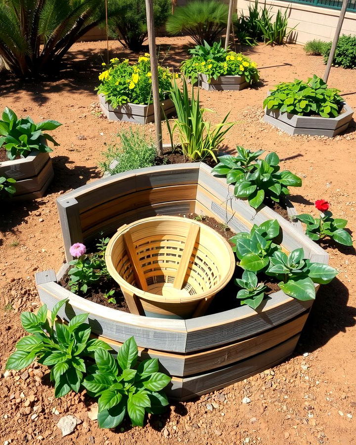 Keyhole Raised Beds for Efficient Gardening - 25 Raised Garden Bed Ideas