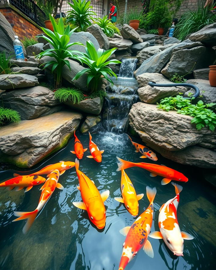 Koi Fish Pond - 30 Asian Landscaping Ideas