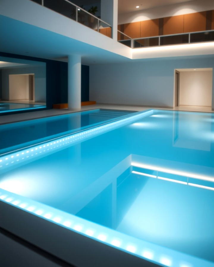 LED Strip Lights - 25 Pool Lighting Ideas