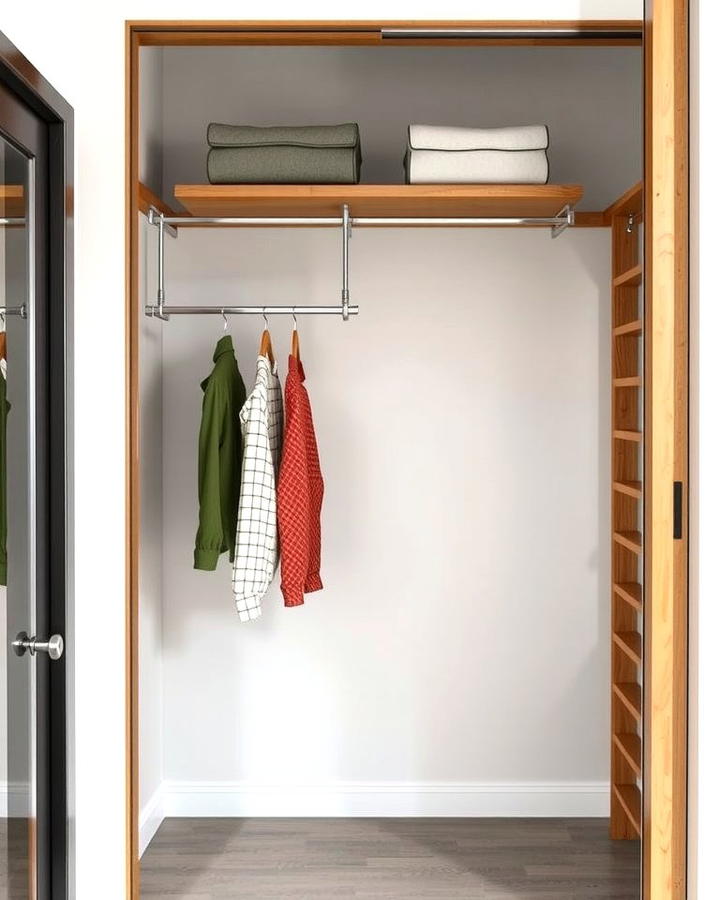 Ladder Inspired Open Closet Design - 25 Open Closet Ideas