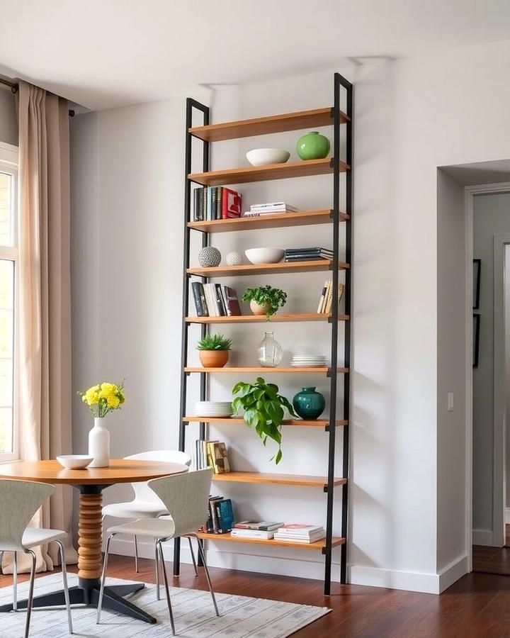 Ladder Style Shelving Units - 30 Dining Room Storage Ideas