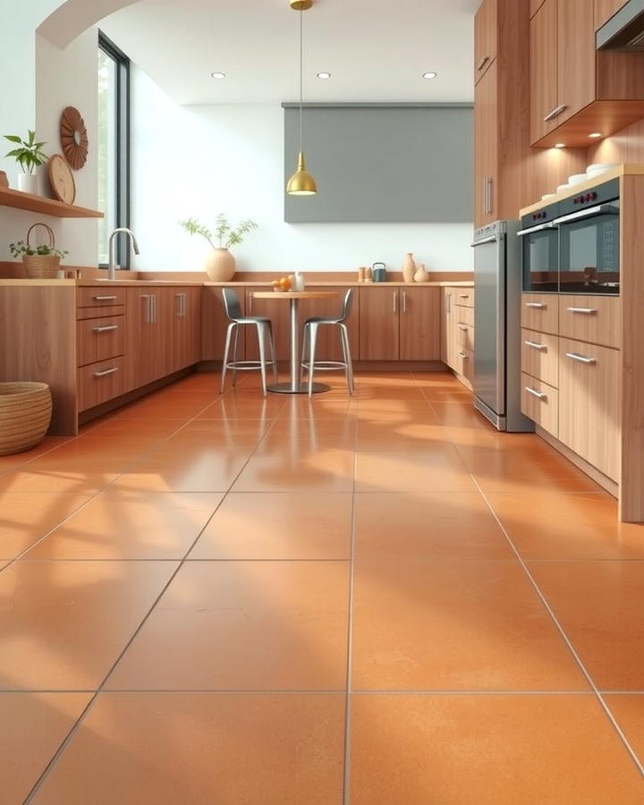 Large Format Terracotta Tiles - 25 Terracotta Kitchen Floor Ideas