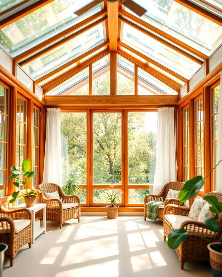 Large Windows for Natural Light - 25 Rustic Sunroom Ideas