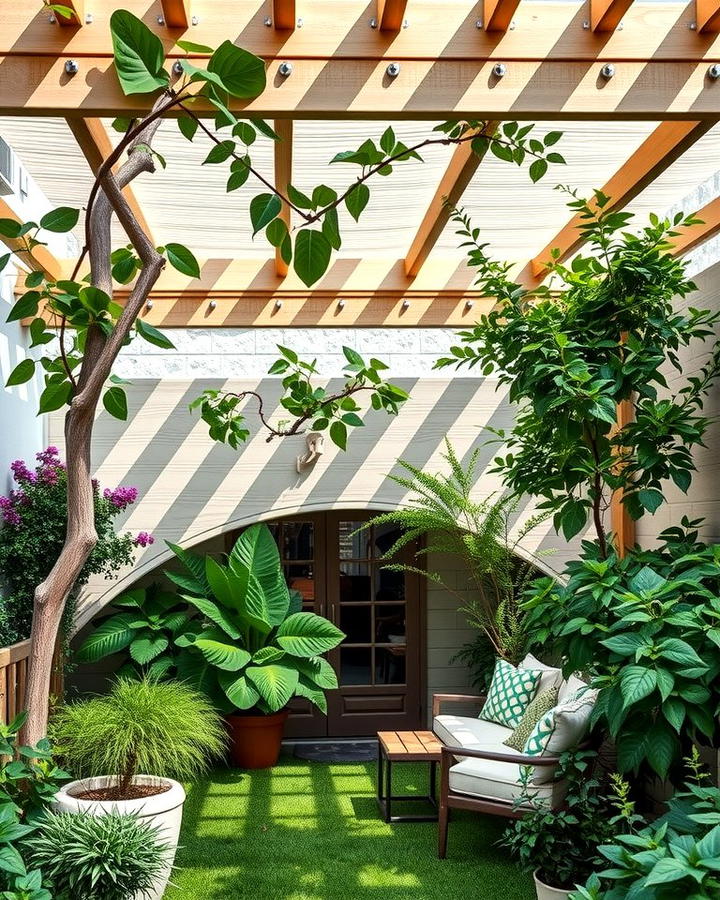 Lattice Panel Shade Walls - 25 Shady Garden Ideas