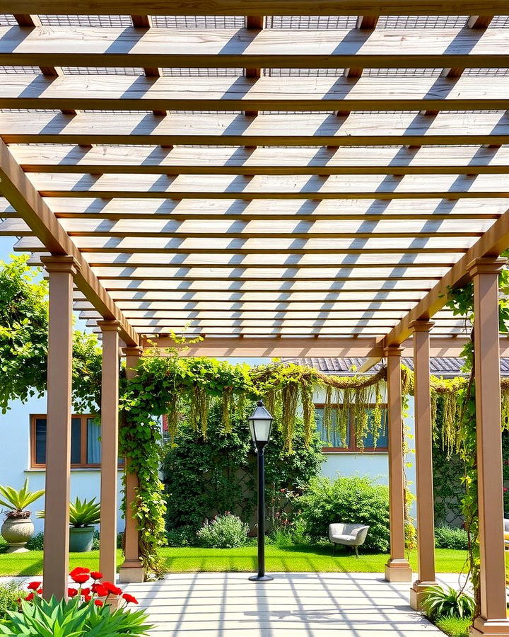 Lattice Panels - 25 Pergola Shade Ideas