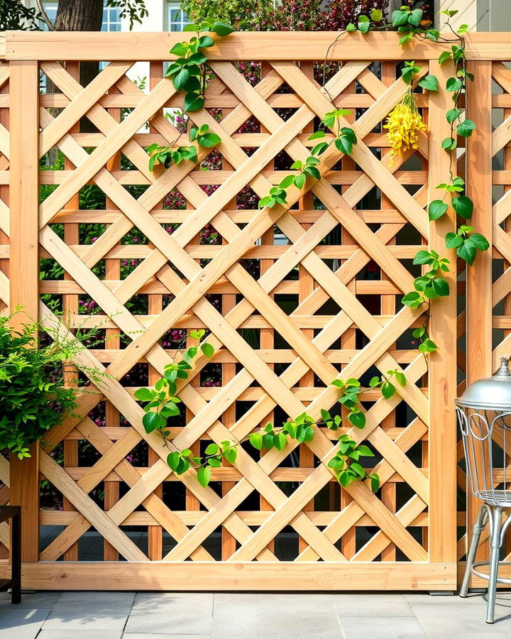 Lattice Panels - 25 Outdoor Privacy Screen Ideas