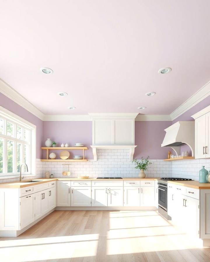 Lavender Ceiling - 25 Purple Kitchen Ideas