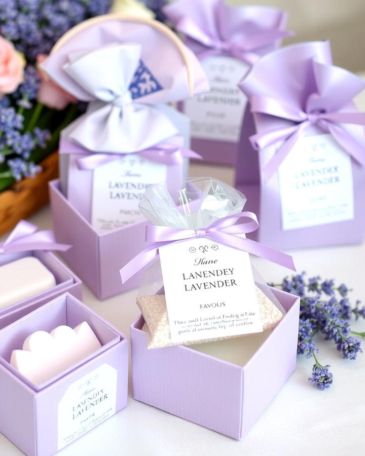 Lavender Scented Favors - 30 Purple Wedding Theme Ideas