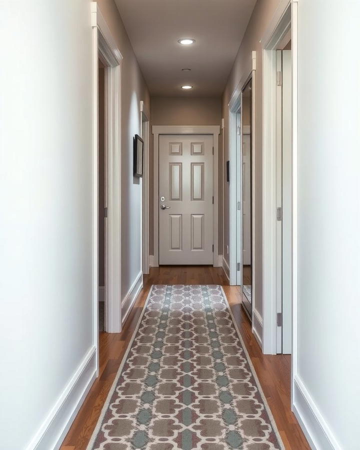 Lay a Runner Rug for Texture - 25 Narrow Hallway Ideas