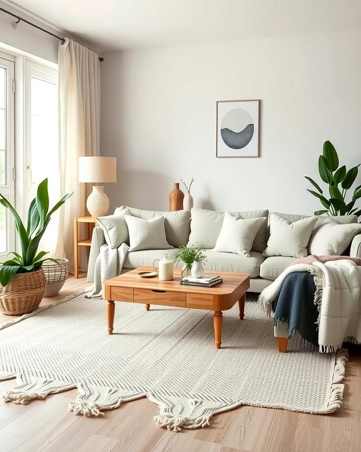 Layer Soft Textiles - 25 Organic Modern Living Room Design Ideas