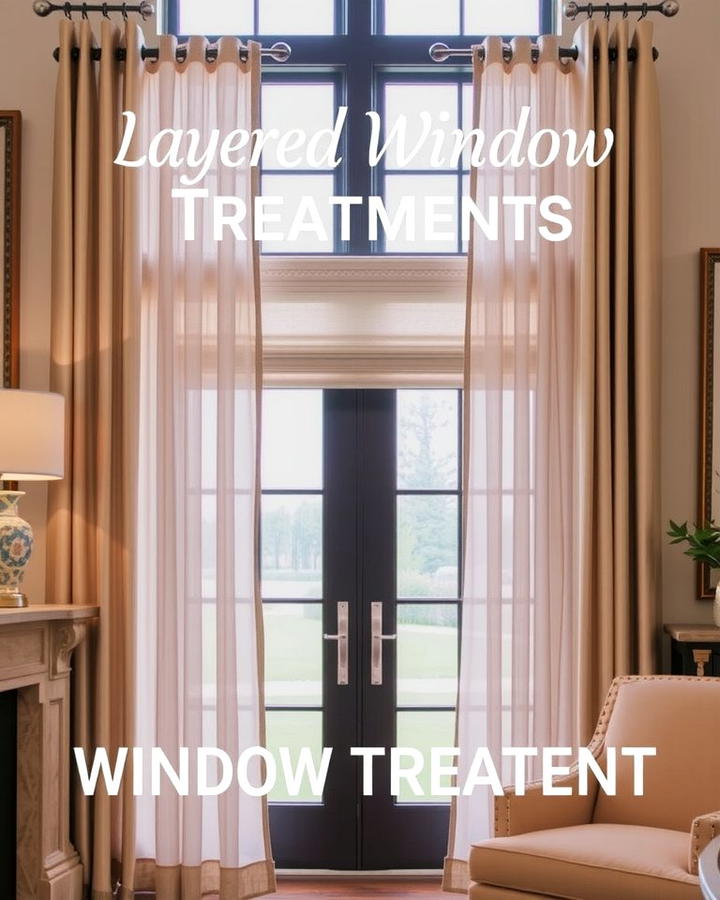 Layered Window Treatments - 25 Transitional Interior Design Ideas