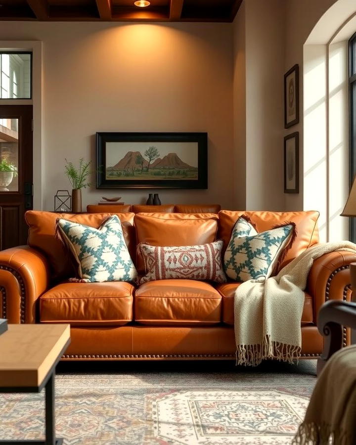 Leather Upholstery - 30 Southwestern Decor Ideas