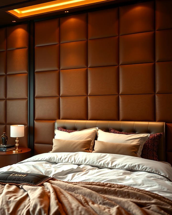 Leather Wall Panels - 25 Wall Paneling Ideas