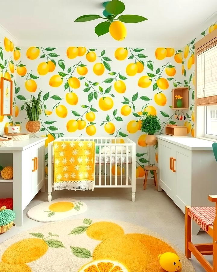 Lemon Themed Nursery - 25 Yellow Nursery Ideas