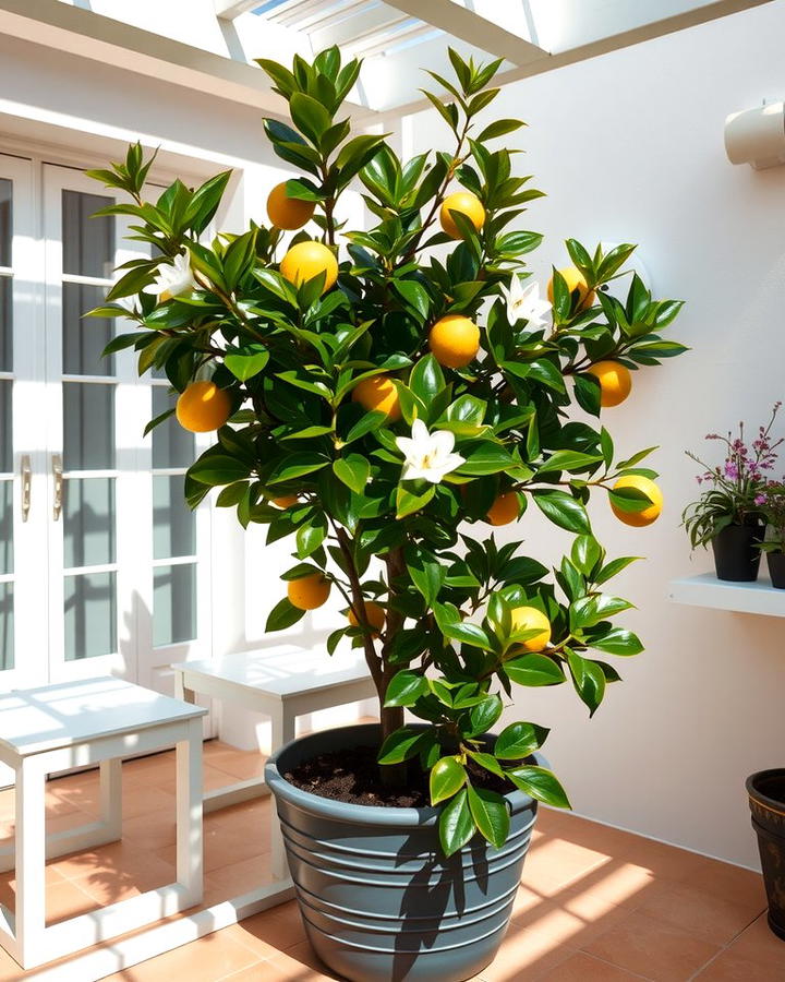 Lemon Trees for a Refreshing Touch - 25 Outdoor Plants for Patio