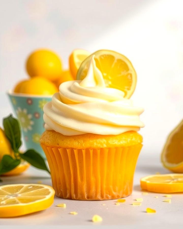 Lemon Zest Refreshment - 30 Wedding Cupcake Ideas