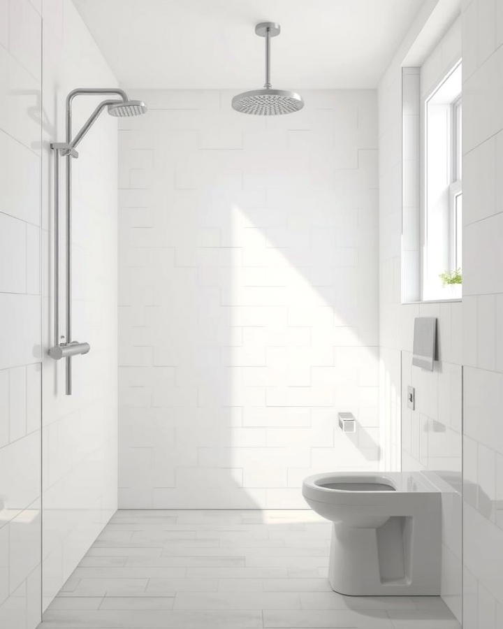 Light Colored Shower Walls - 25 Small Bathroom Walk in Shower Ideas