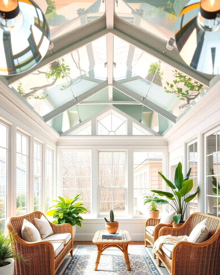 Light Enhancement for Sunrooms - 25 Tin Ceiling