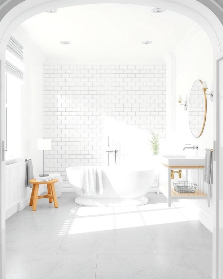 Light Gray Floors for an Airy Ambiance - 30 Gray Floor Bathroom Ideas