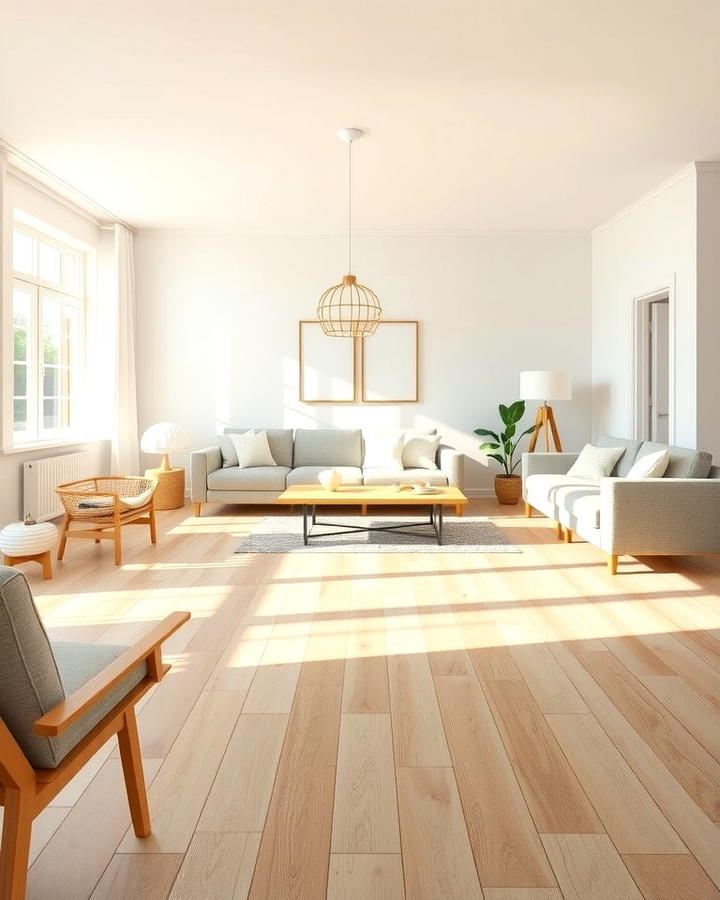 Light Wood Flooring - 25 Scandinavian Interior Design Ideas