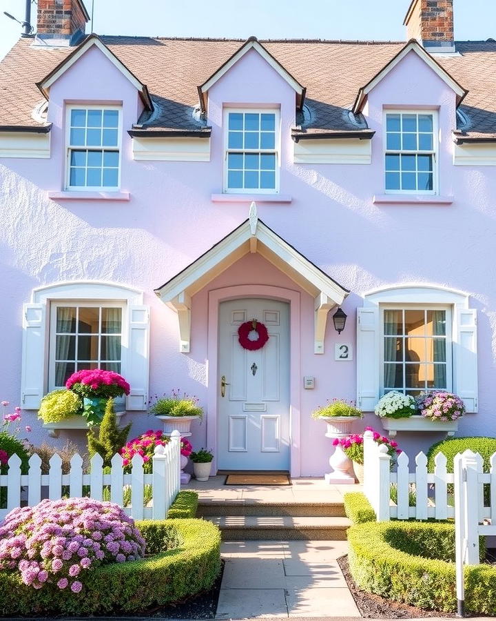 Lilac Cottage Charm - 25 Purple House Exterior Ideas