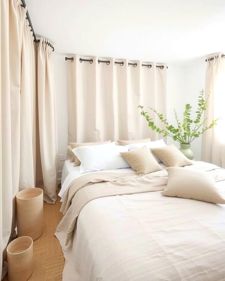 Linen Textiles for Softness - 30 Wabi Sabi Interior Design Ideas