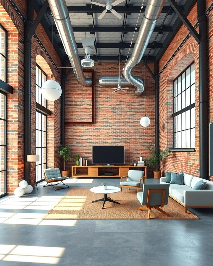 Loft Style Office - 30 Home Office Ideas for Him